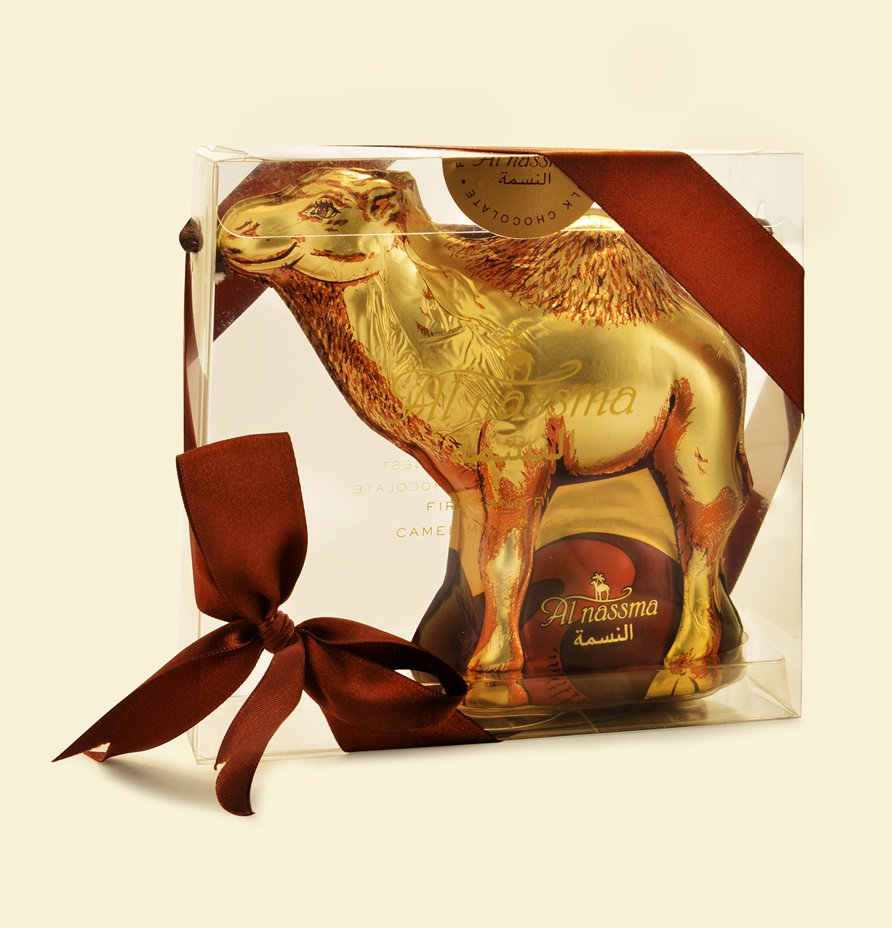 Camel figure made from Camel Milk Chocolate