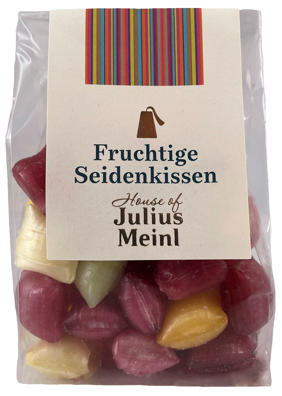 Fruchtige Seidenkissen Bonbons