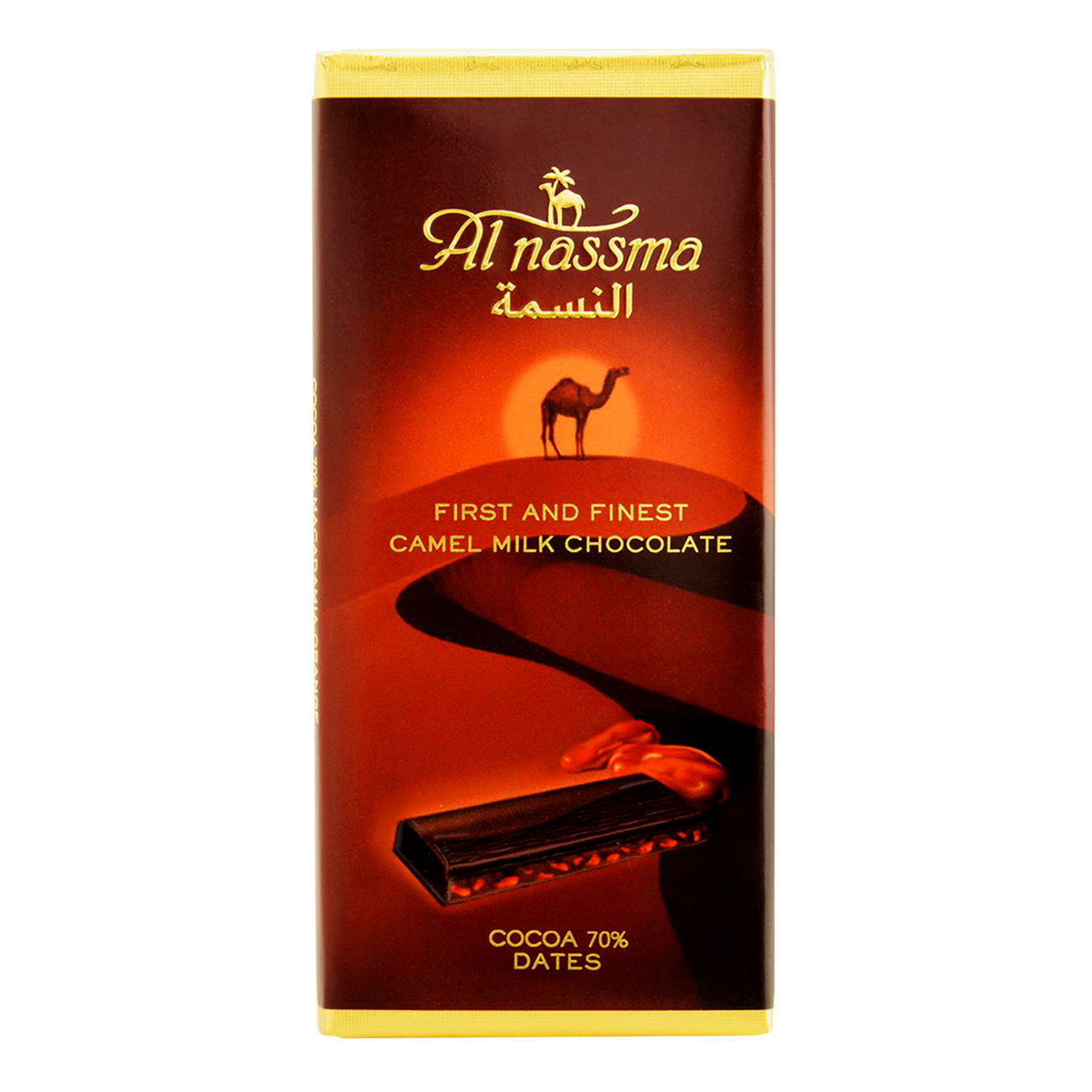 Camel Milk Chocolate 70% Cocoa with Dates