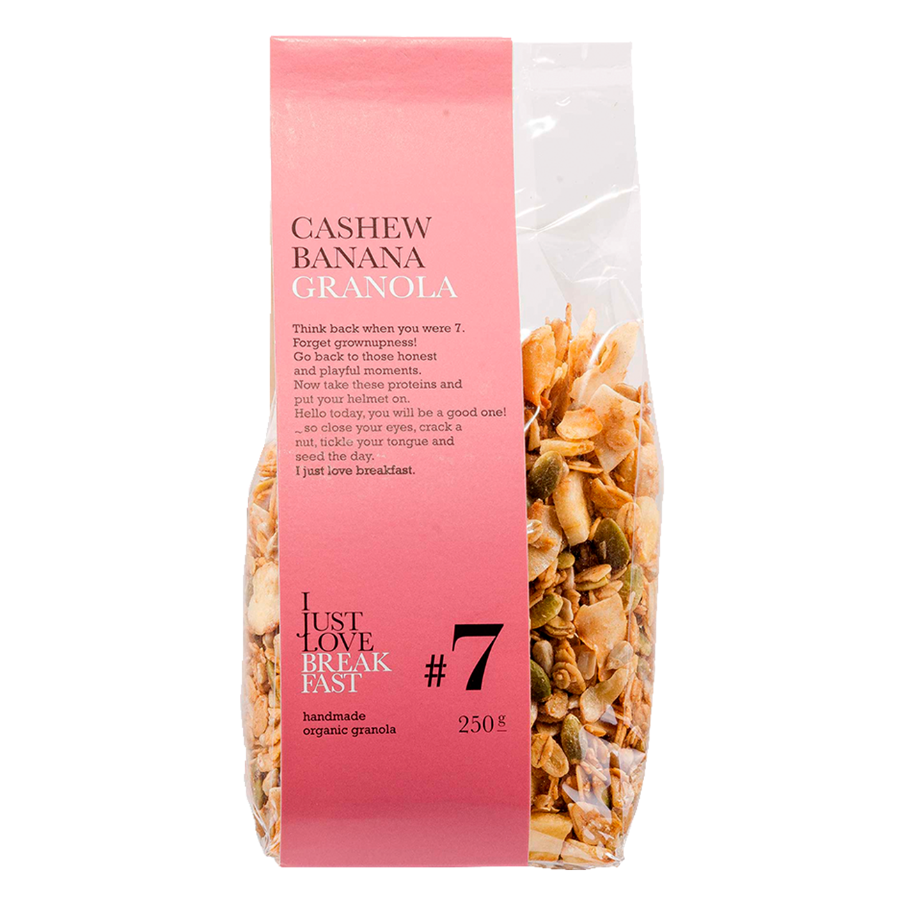 Granola mit Cashew und Bananenchips