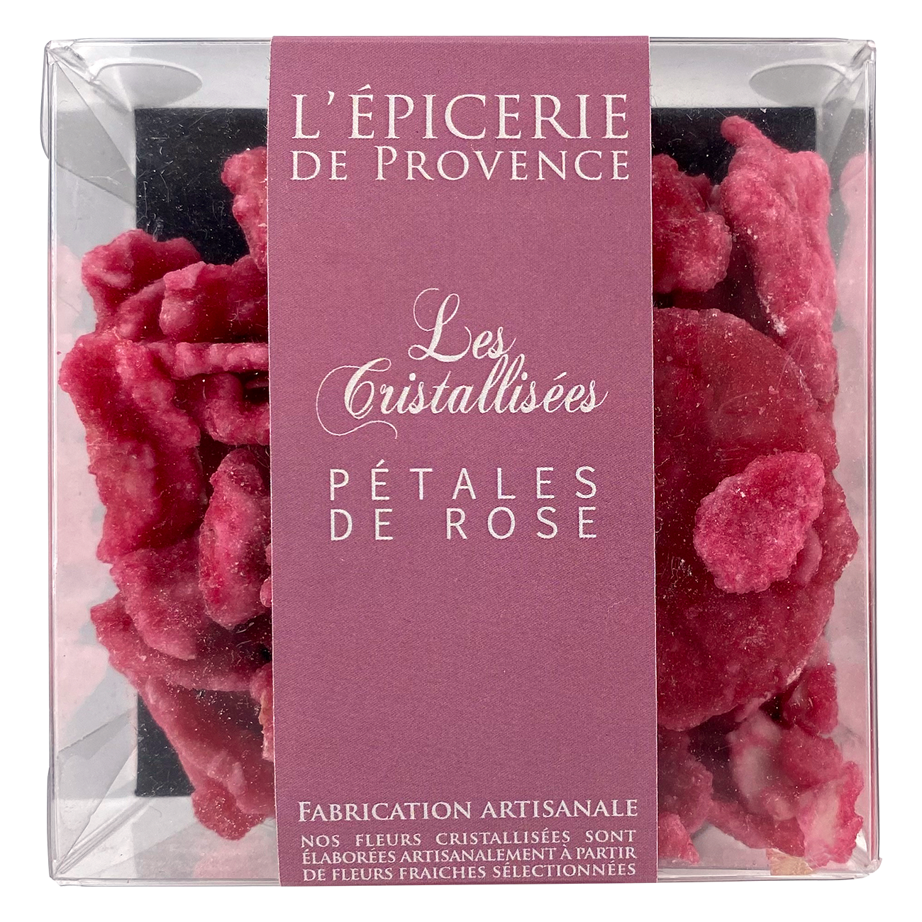 Kandierte Rosenblüten