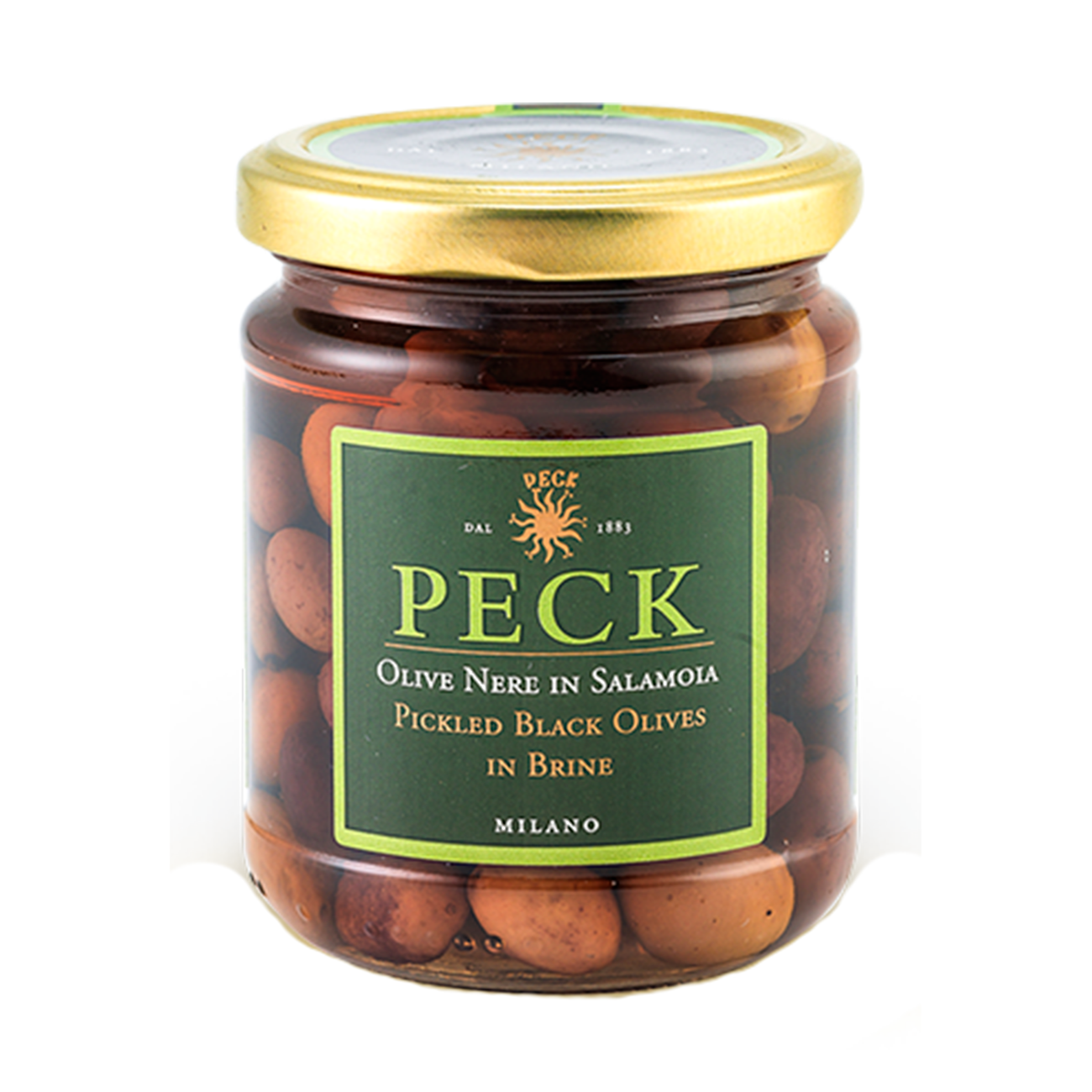 Taggiasca-Oliven in Würzlake