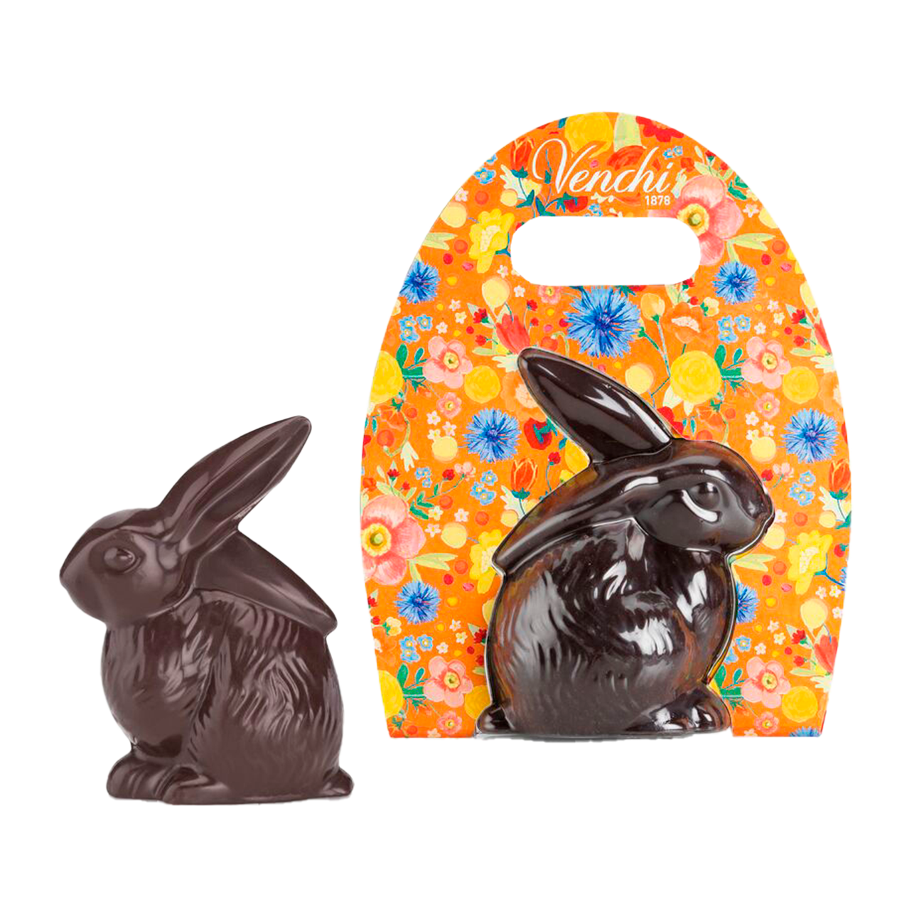 Osterhase aus Zartbitterschokolade 60%