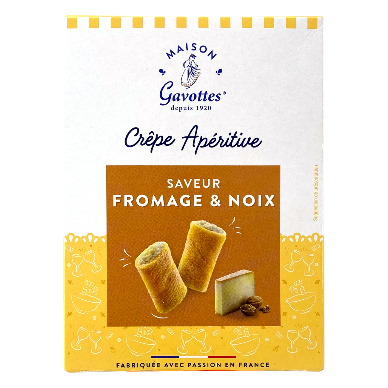 Crêperolles Käse & Walnuss