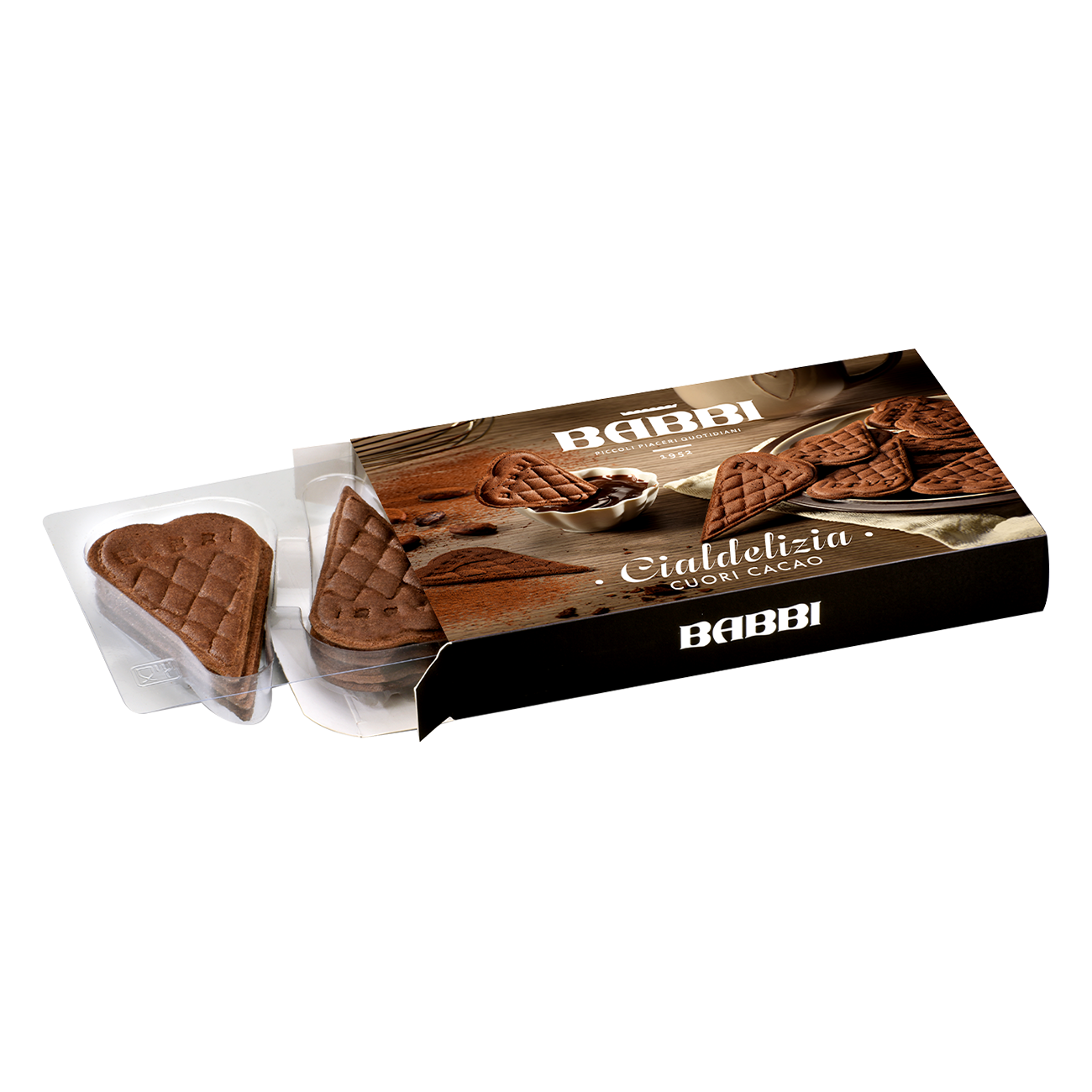 Kakao-Waffelherzen
