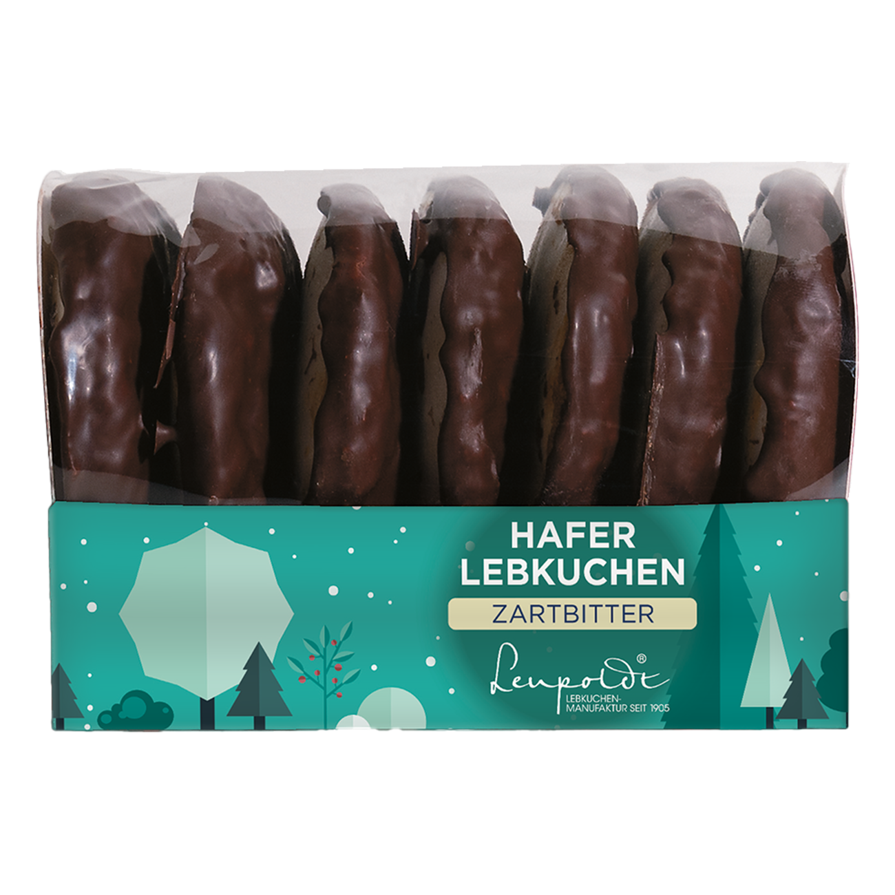 Hafer Lebkuchen Zartbitterschokolade
