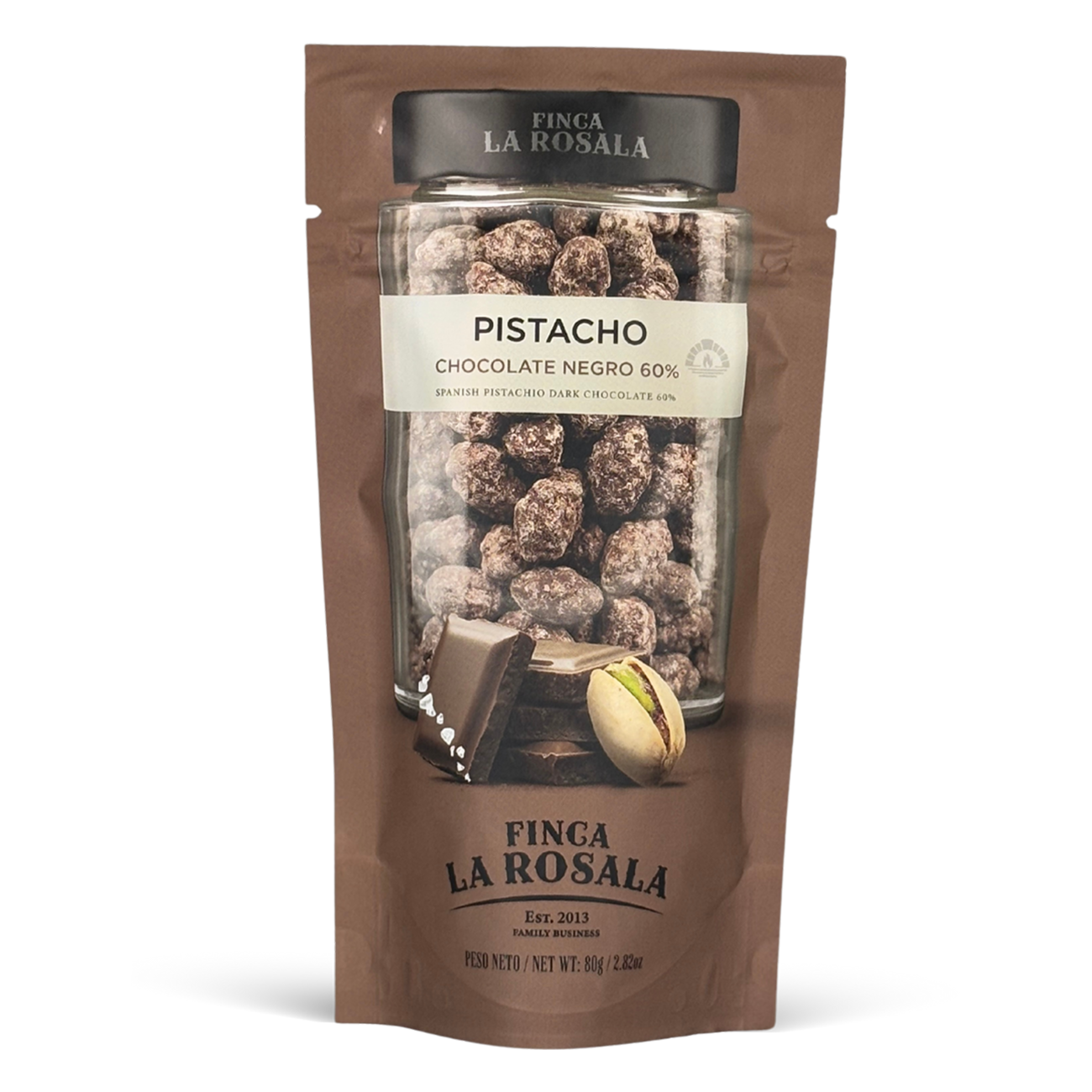 Pistazien mit Zartbitterschokolade 60 %