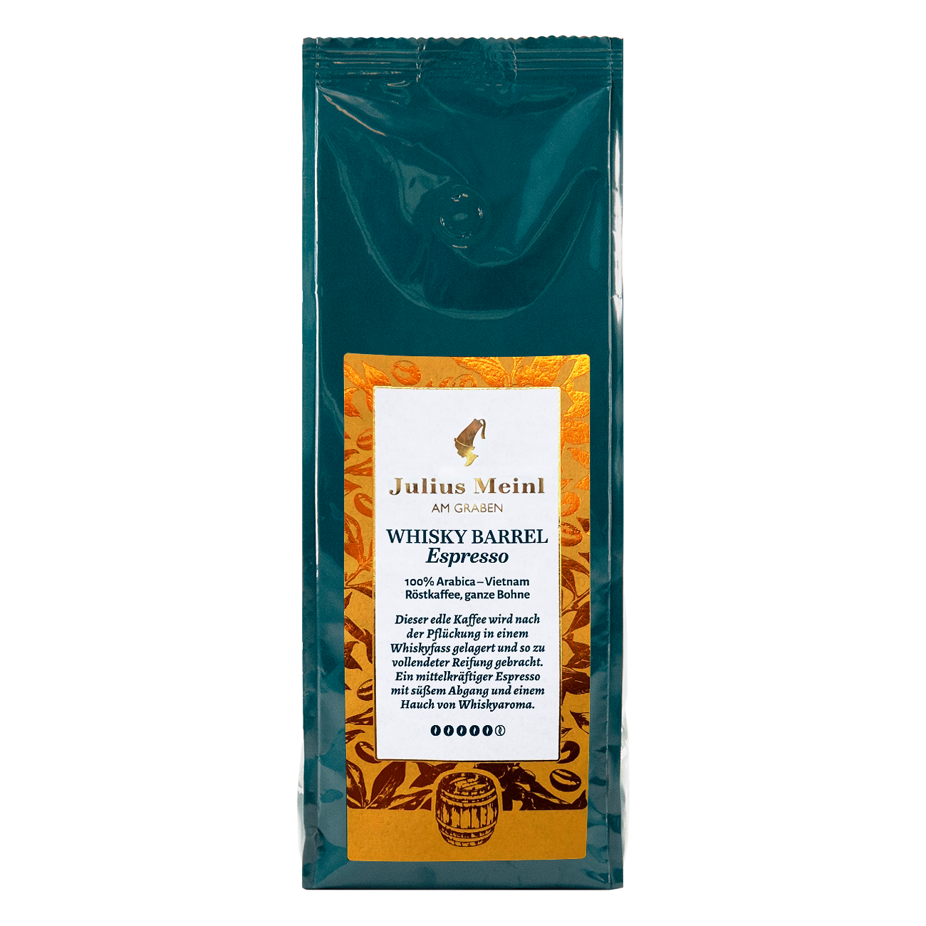 Whisky Barrel Espresso - ganze Bohne 250g