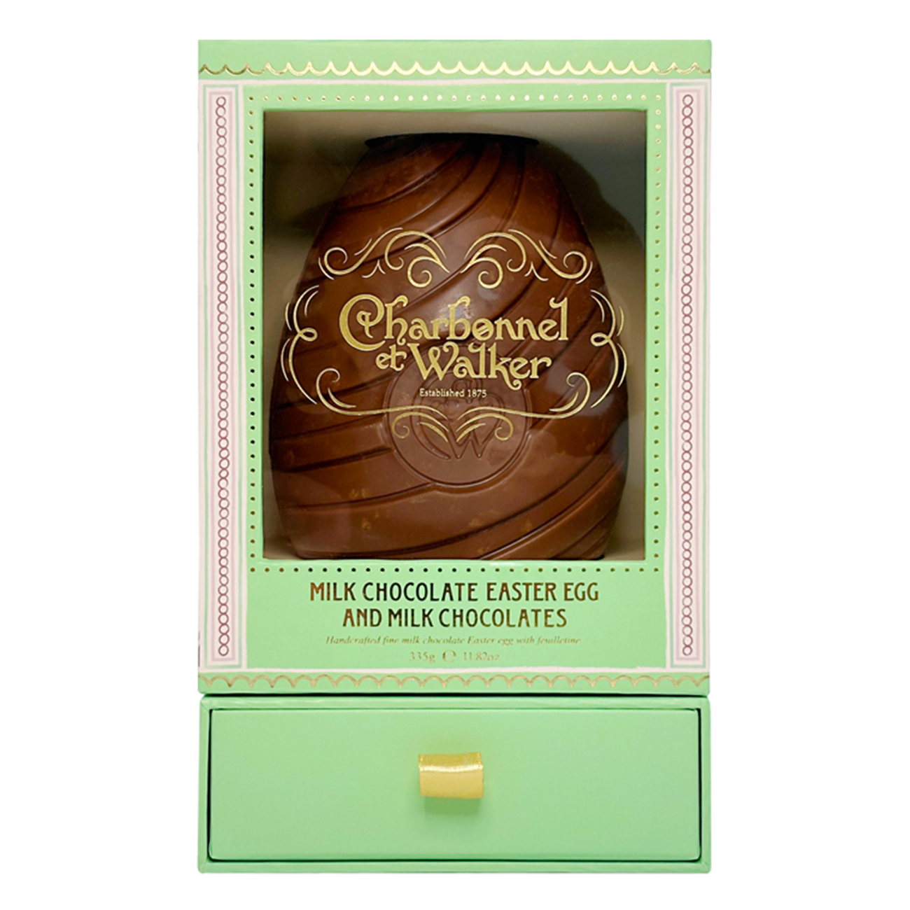 Milchschokoladenei mit Pralinen