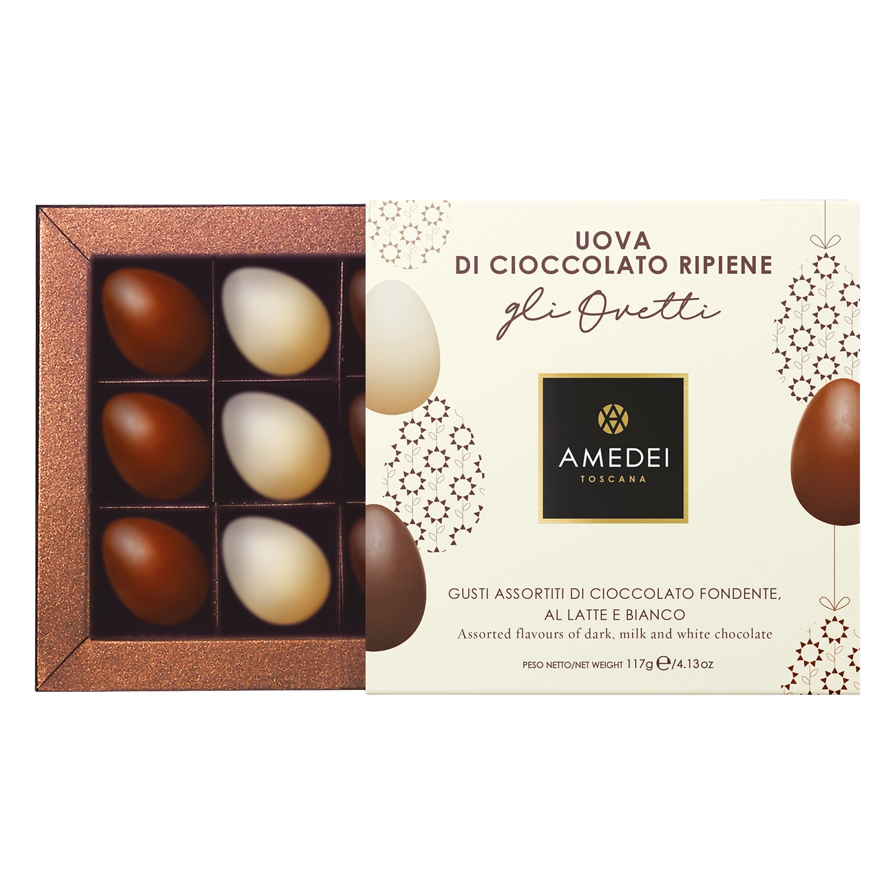 Gefüllte Schokoladeneier 