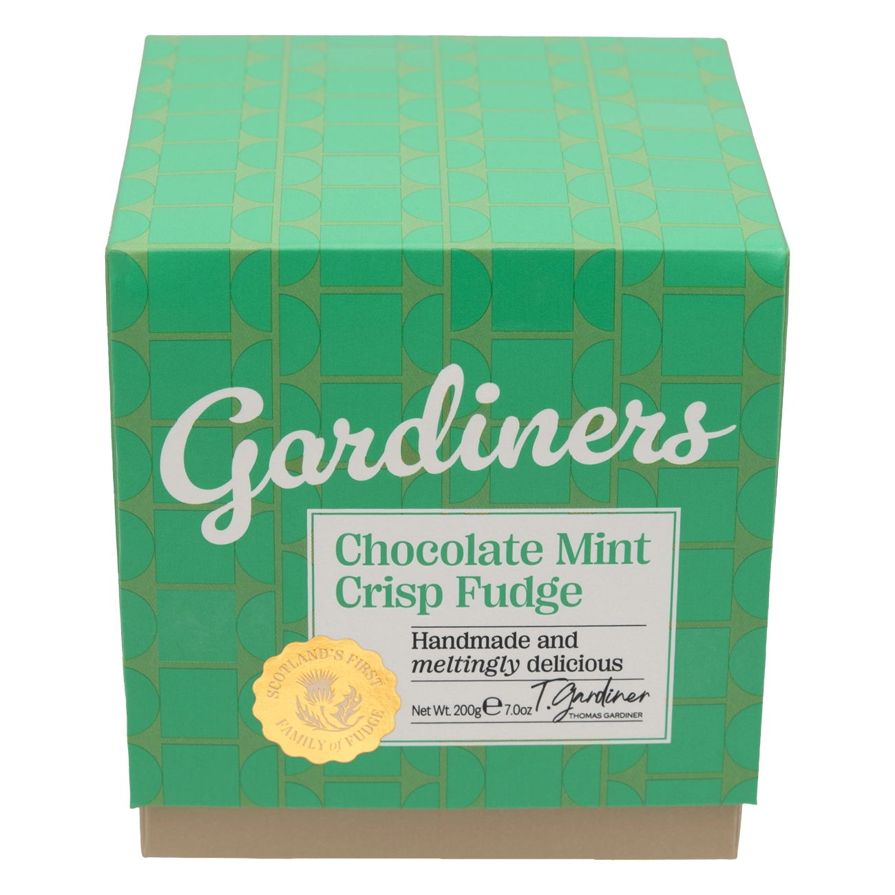 Artisan Chocolate Mint Crisp Fudge 