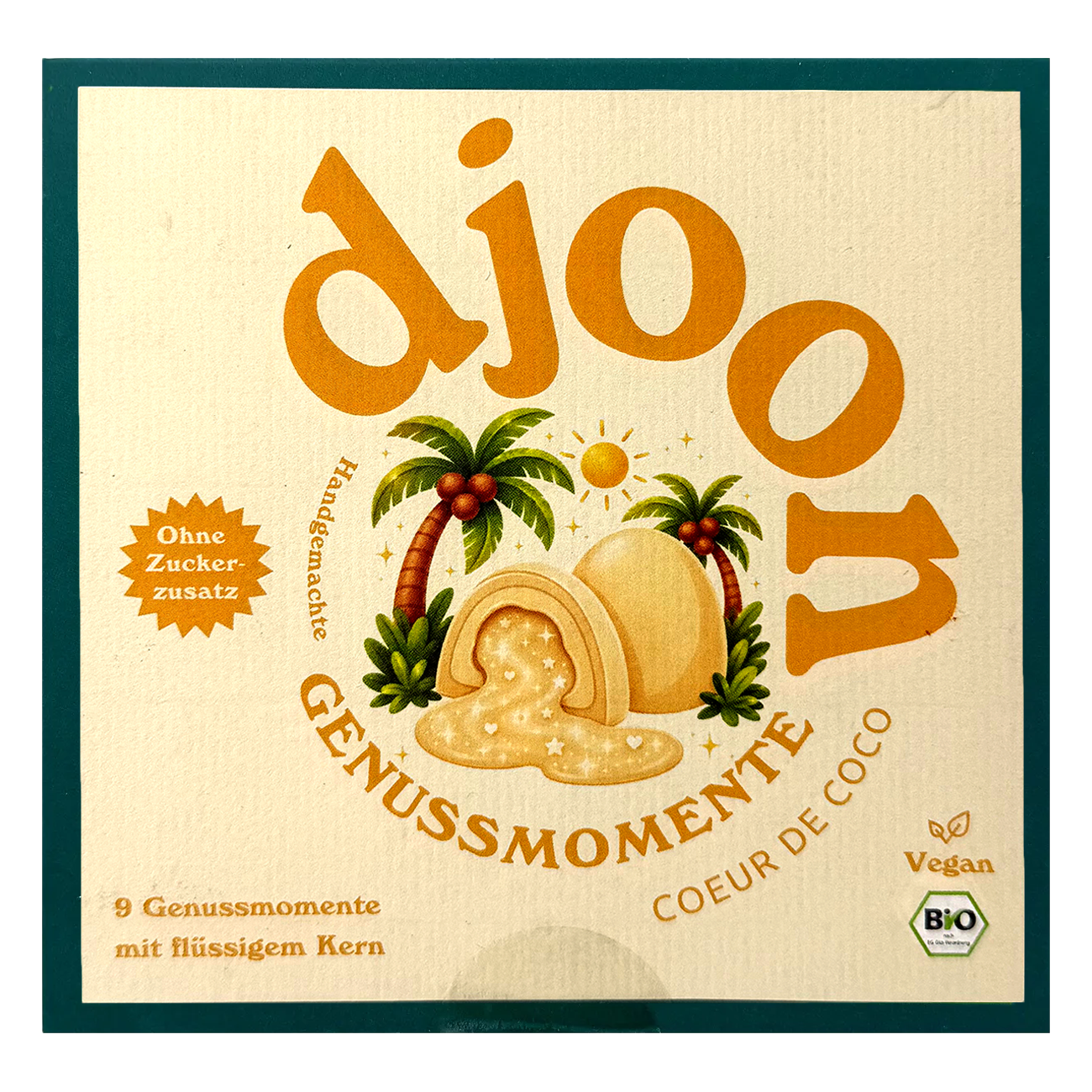 Bio-Pralinen mit Kokosnuss