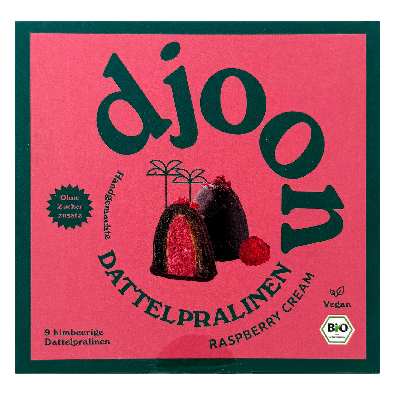Bio-Dattelpralinen Himbeere
