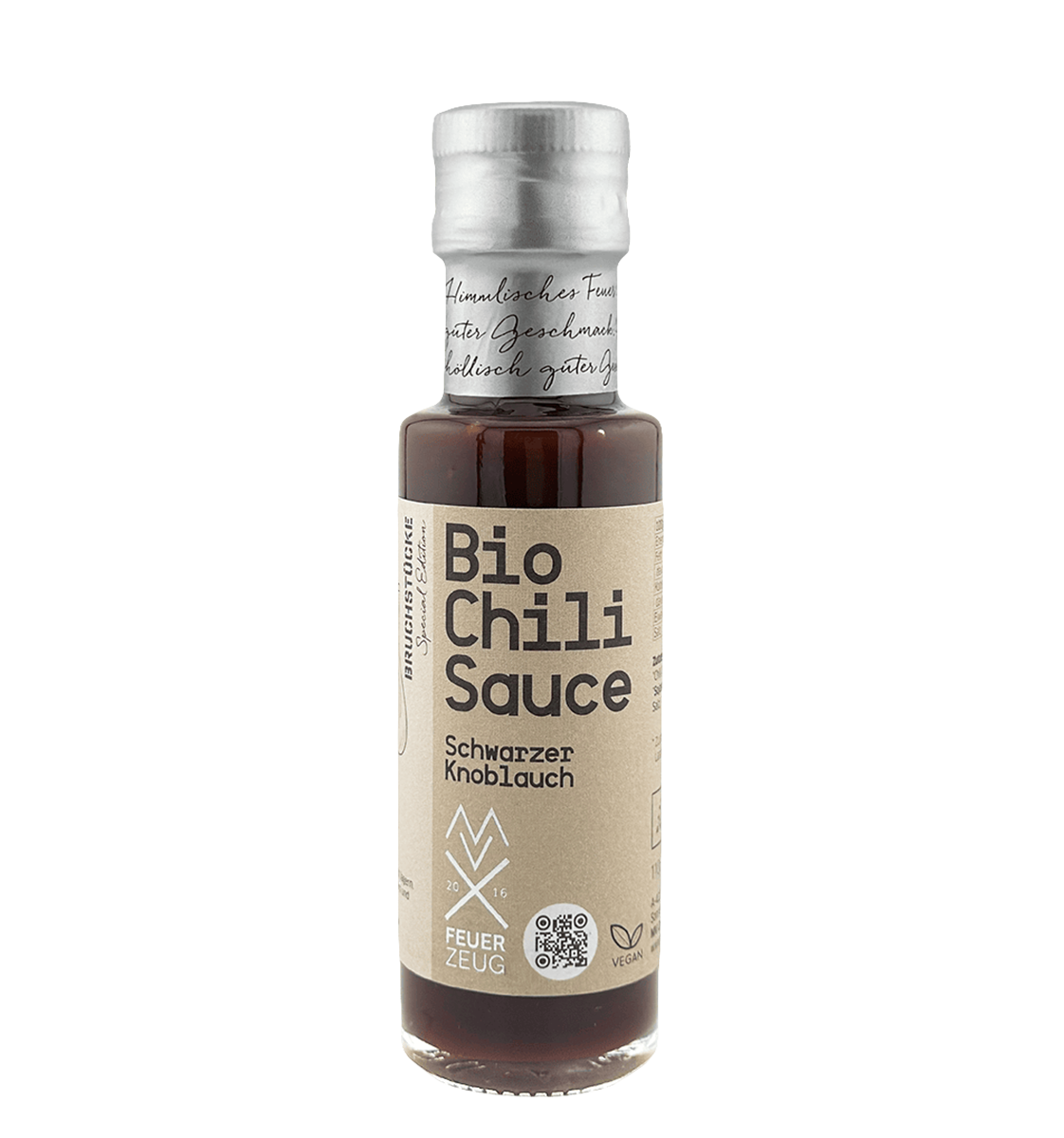 Bio-Chilisauce Schwarzer Knoblauch