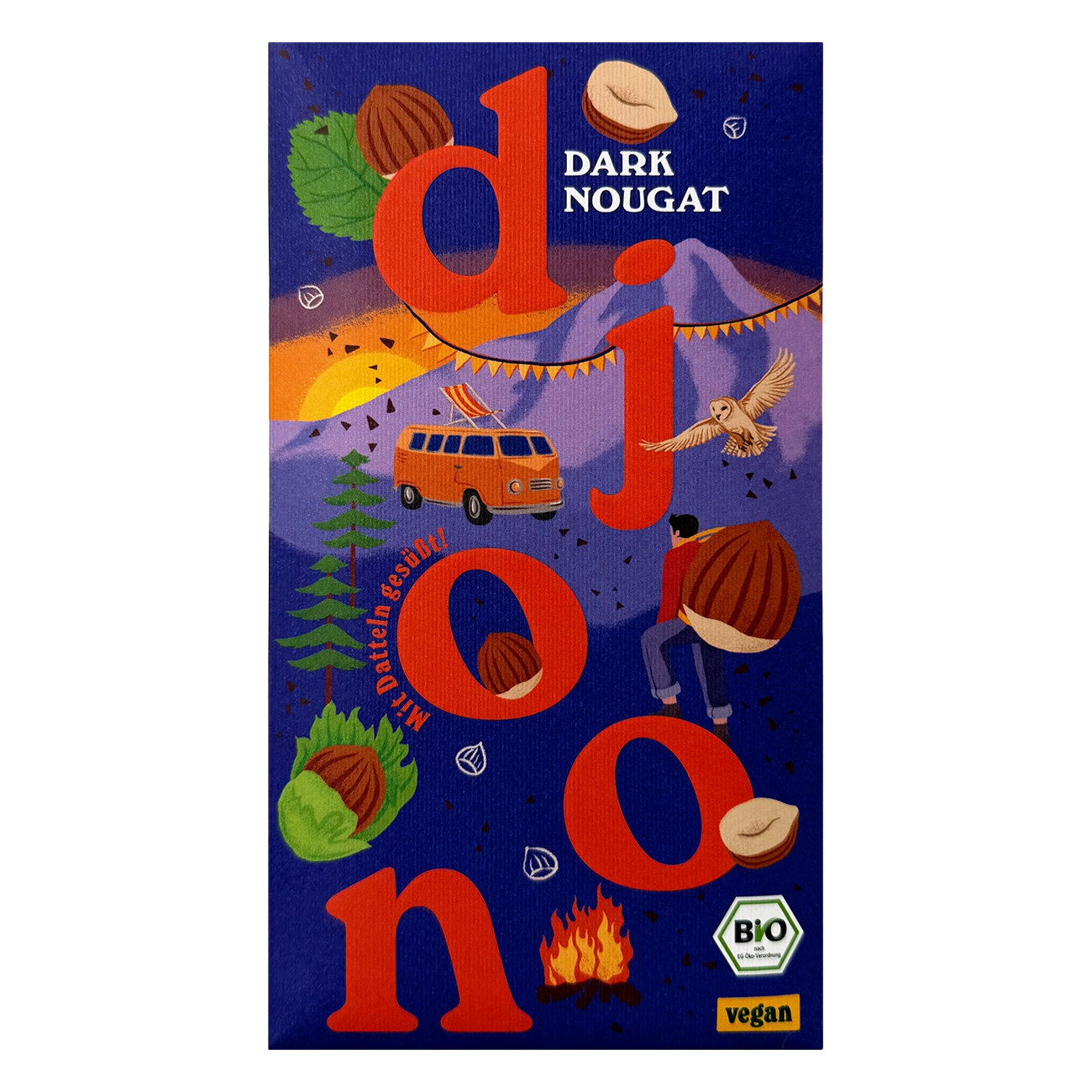 Bio-Dattelschokolade "Dark Nougat"