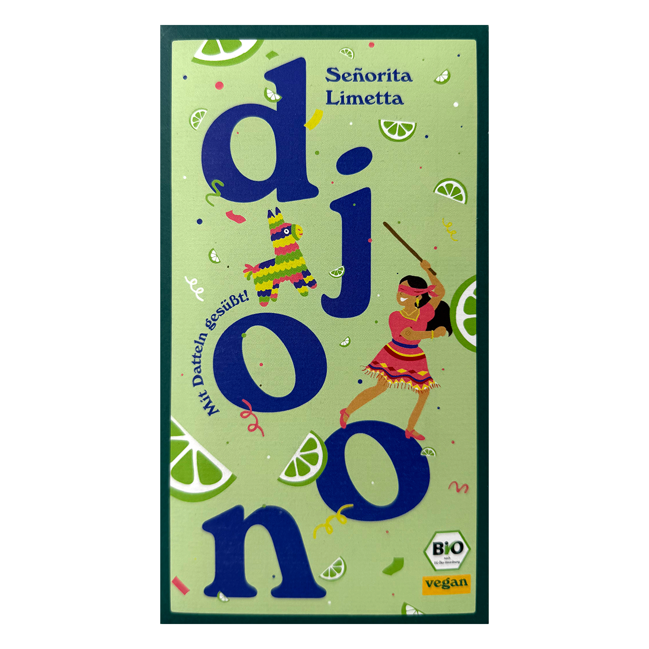 Bio-Dattelschokolade "Señorita Limetta"