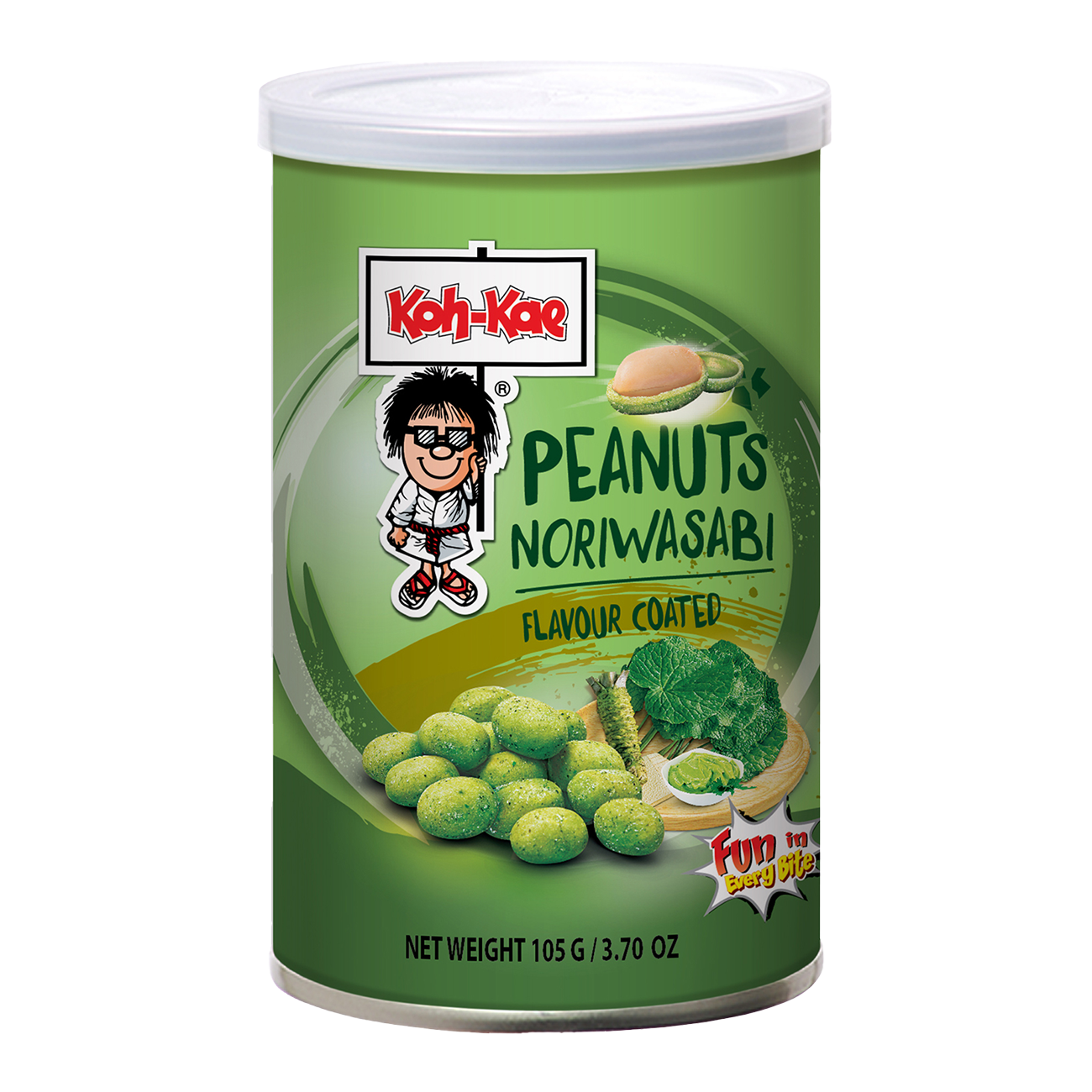 Koh-Kae Wasabi Erdnüsse mit Nori 105g