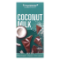 Organic chocolate with coconut milk