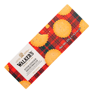 Walker's Stem Ginger Shortbread