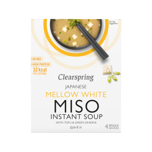 White Miso Soup Tofu & Spring Onions