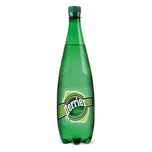 Natürliches Mineralwasser mit Kohlensäure - Limette 1L