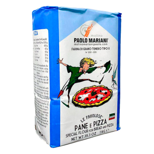 Italian bread and pizza flour type 0