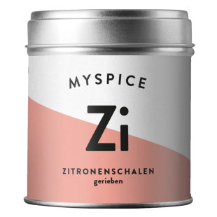 Zitronenschalen Gerieben