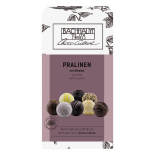 Pralines with alcohol