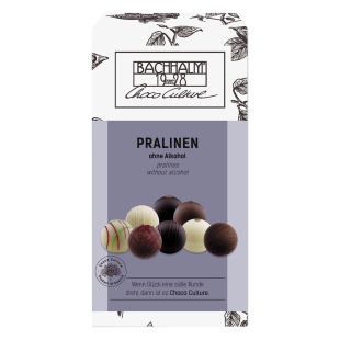 Pralines without alcohol