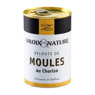 Muschelsuppe mit Chorizo