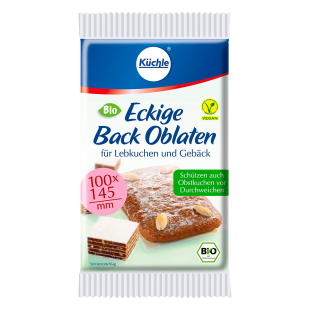 Eckige Back Oblaten Bio 100x145mm