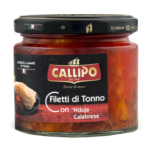 Tuna fillets with 'Nduja Sauce