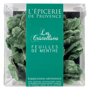 Candied Mint Leaves