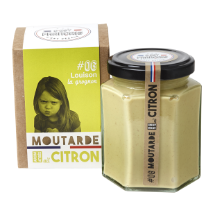 French Mustard with Garlic and Lemon - 180g