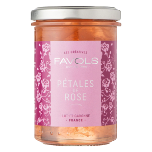 Französische Rosenblütenkonfitüre