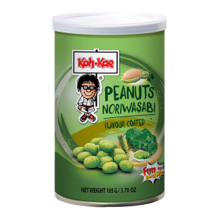 Wasabi Peanuts with Nori 
