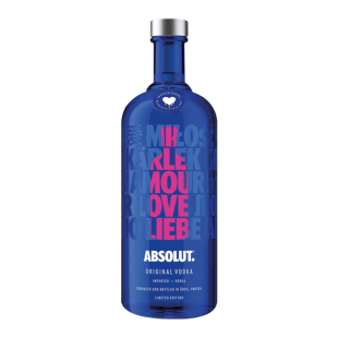 Absolut Vodka love limited edition 