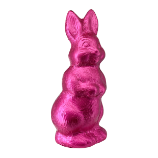 Milk chokolate Easter bunny in colorful tin foil 140g