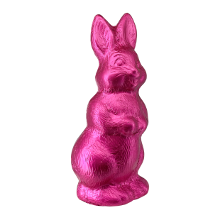 Milk Chocolate Bunny in vibrant tin foil