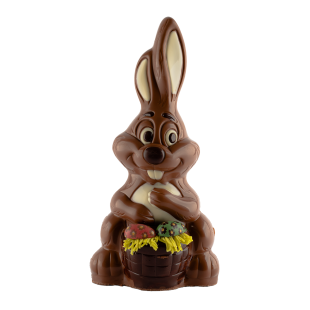 Vegan chocolate bunny "Valentin" 
