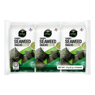 Seaweed snack with wasabi