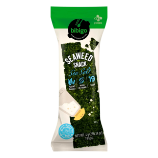 Seaweed snack with sea salt 