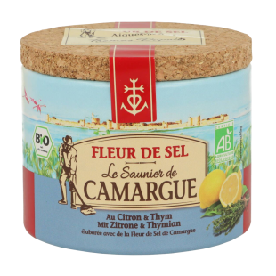 Fleur de sel with lemon & thyme