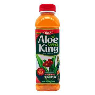 Aloe Vera-Getränk mit Cranberrys
