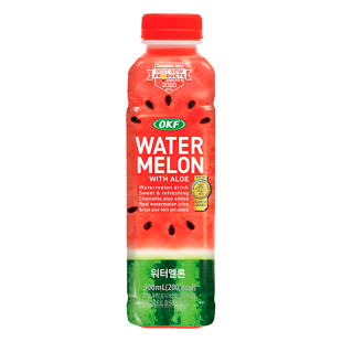 Wassermelonen-Getränk mit Aloe Vera