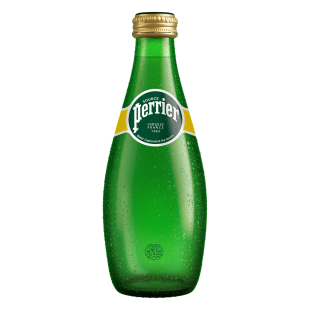 Mineralwasser mit Kohlensäure Glasflasche 0,33L