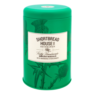Shortbread Warming Stem Ginger - Tin 140g