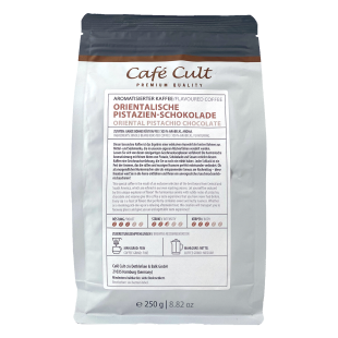 Aromatisierter Kaffee - orientalische Pistazienschokolade