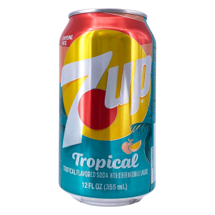 7Up USA Tropical Soda 