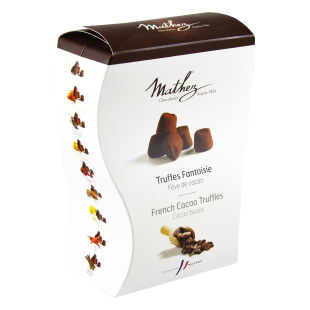 Chocolate Truffles with Cocoa Chips